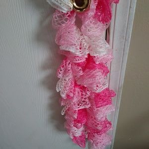 Ruffled vintage scarf